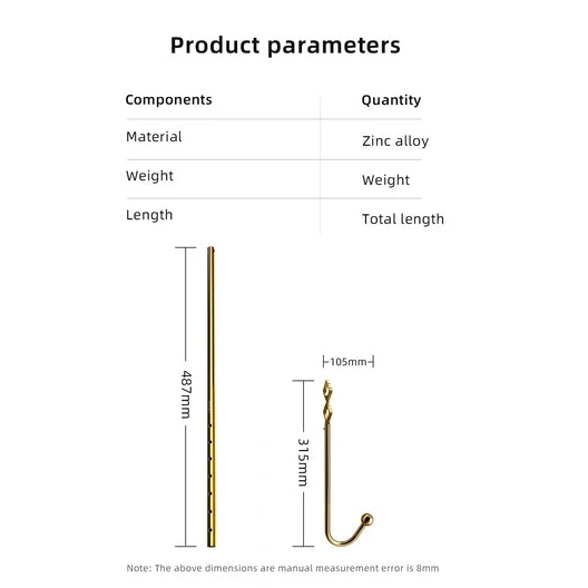 LOCKINK Hook Golden AllNight 3867 Adjustable Set Anal 1106
